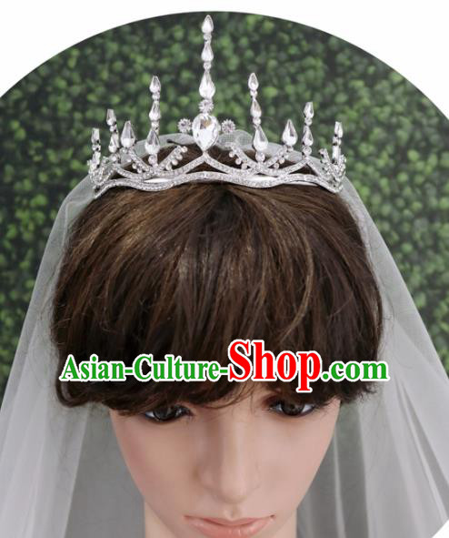 Handmade Baroque Princess Royal Crown Children Hair Clasp Hair Accessories for Kids Handmade Baroque Princess Royal Crown Children Hair Clasp Hair Accessories for Kids