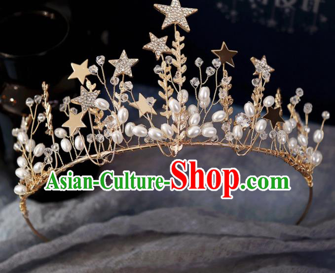 Handmade Baroque Princess Crystal Stars Royal Crown Children Hair Clasp Hair Accessories for Kids Handmade Baroque Princess Crystal Stars Royal Crown Children Hair Clasp Hair Accessories for Kids