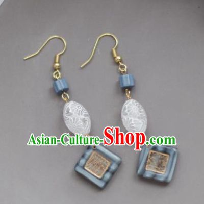 Traditional Chinese Classical Earrings Handmade Court Ear Accessories for Women