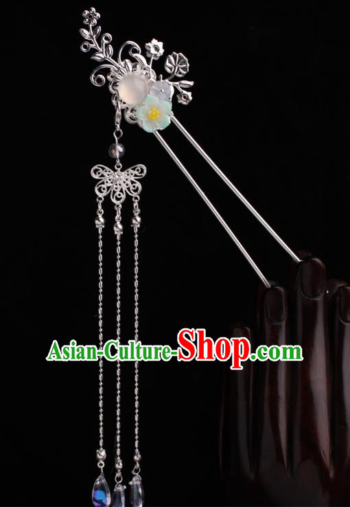 Traditional Chinese Hanfu Tassel Hair Clip Ancient Court Princess Hairpins Handmade Hair Accessories for Women