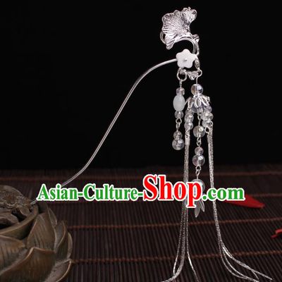 Traditional Chinese Hanfu Ginkgo Leaf Hair Clip Ancient Court Princess Hairpins Handmade Hair Accessories for Women