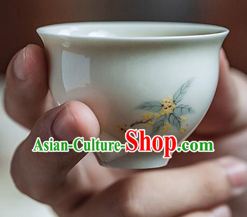Chinese Classical Hand Printing Fragrans Jingdezhen Shi Tea Cup Porcelain Ceramics Teacup Chinese Classical Hand Printing Fragrans Jingdezhen Shi Tea Cup Porcelain Ceramics Teacup