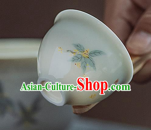 Chinese Classical Hand Printing Fragrans Jingdezhen Shi Tea Cup Porcelain Ceramics Teacup Chinese Classical Hand Printing Fragrans Jingdezhen Shi Tea Cup Porcelain Ceramics Teacup