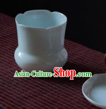 Chinese Classical Handmade Jingdezhen Shi Enamel Tea Cup Blue Porcelain Ceramics Teacup Chinese Classical Handmade Jingdezhen Shi Enamel Tea Cup Blue Porcelain Ceramics Teacup