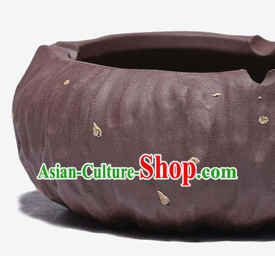 Traditional Chinese Handmade Zisha Lotus Seedpod Ashtray Red Clay Pottery Tray Traditional Chinese Handmade Zisha Lotus Seedpod Ashtray Red Clay Pottery Tray