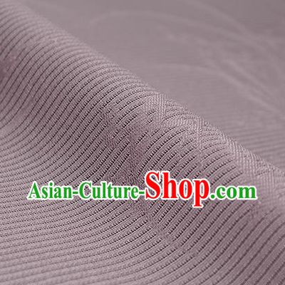 Traditional Chinese Classical Orchid Pattern Light Purple Silk Fabric Ancient Hanfu Dress Silk Cloth