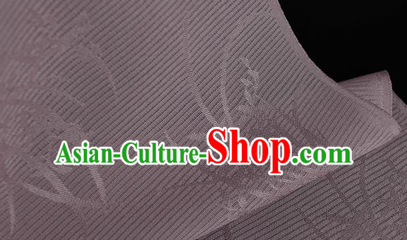 Traditional Chinese Classical Orchid Pattern Light Purple Silk Fabric Ancient Hanfu Dress Silk Cloth Traditional Chinese Classical Orchid Pattern Light Purple Silk Fabric Ancient Hanfu Dress Silk Cloth