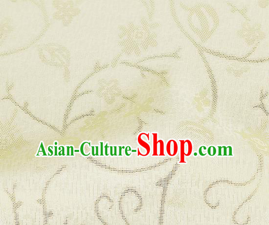 Traditional Chinese Classical Plum Blossom Pattern Yellow Silk Fabric Ancient Hanfu Dress Silk Cloth Traditional Chinese Classical Plum Blossom Pattern Yellow Silk Fabric Ancient Hanfu Dress Silk Cloth