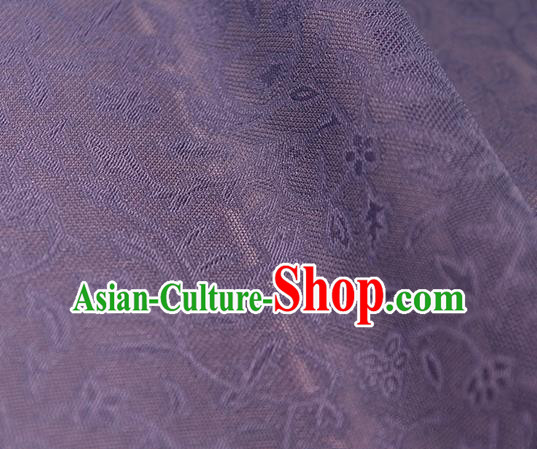 Traditional Chinese Classical Twine Pattern Purple Silk Fabric Ancient Hanfu Dress Silk Cloth Traditional Chinese Classical Twine Pattern Purple Silk Fabric Ancient Hanfu Dress Silk Cloth