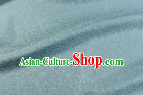 Traditional Chinese Classical Twine Pattern Light Blue Silk Fabric Ancient Hanfu Dress Silk Cloth Traditional Chinese Classical Twine Pattern Light Blue Silk Fabric Ancient Hanfu Dress Silk Cloth