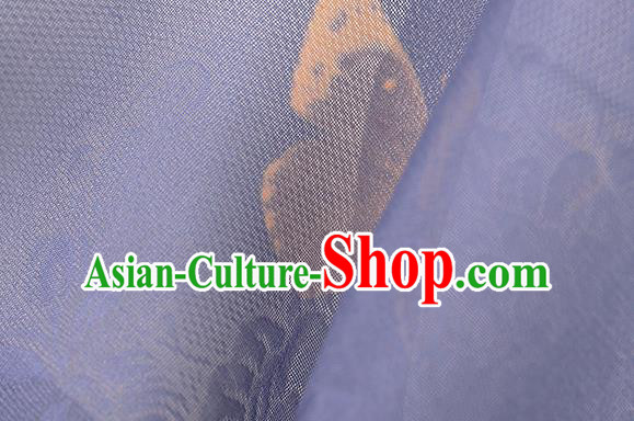 Traditional Chinese Classical Butterfly Pattern Violet Silk Fabric Ancient Hanfu Dress Silk Cloth Traditional Chinese Classical Butterfly Pattern Violet Silk Fabric Ancient Hanfu Dress Silk Cloth