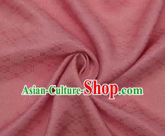 Traditional Chinese Classical Rhombus Pattern Pink Silk Fabric Ancient Hanfu Dress Silk Cloth Traditional Chinese Classical Rhombus Pattern Pink Silk Fabric Ancient Hanfu Dress Silk Cloth