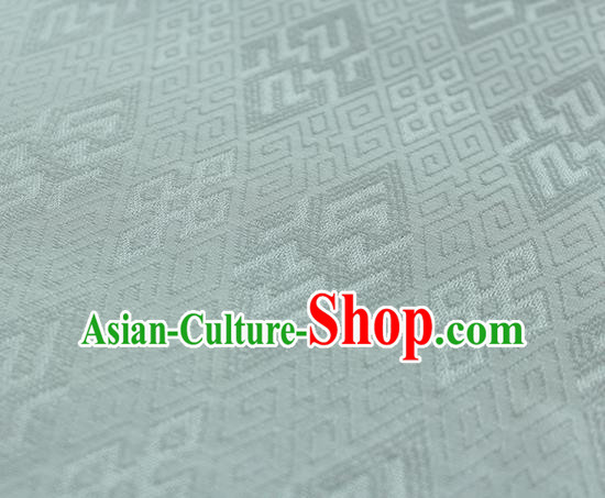 Traditional Chinese Classical Lucky Pattern White Silk Fabric Ancient Hanfu Dress Silk Cloth Traditional Chinese Classical Lucky Pattern White Silk Fabric Ancient Hanfu Dress Silk Cloth
