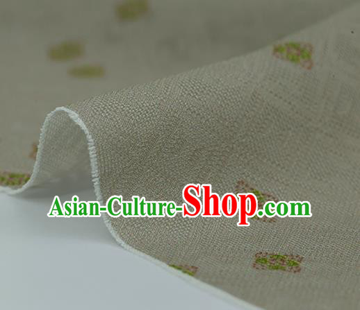 Traditional Chinese Classical Flowers Pattern Grey Silk Fabric Ancient Hanfu Dress Silk Cloth Traditional Chinese Classical Flowers Pattern Grey Silk Fabric Ancient Hanfu Dress Silk Cloth