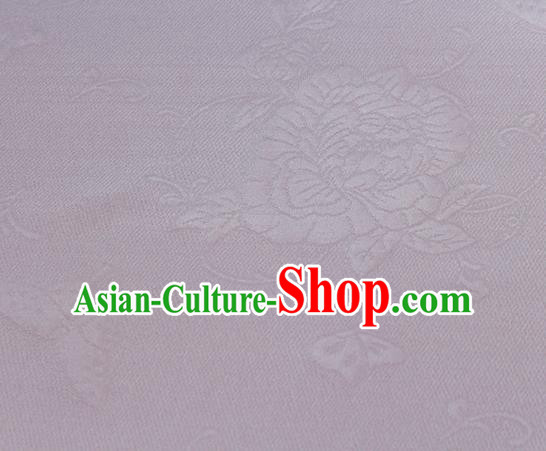 Traditional Chinese Classical Peony Butterfly Pattern Pink Silk Fabric Ancient Hanfu Dress Silk Cloth Traditional Chinese Classical Peony Butterfly Pattern Pink Silk Fabric Ancient Hanfu Dress Silk Cloth