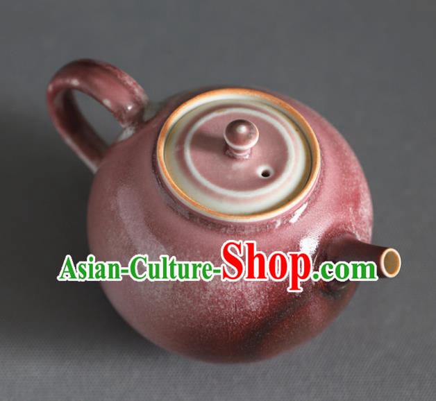 Chinese Classical Handmade Jingdezhen Shi Teapot Porcelain Purple Ceramics Tea Kettle Chinese Classical Handmade Jingdezhen Shi Teapot Porcelain Purple Ceramics Tea Kettle