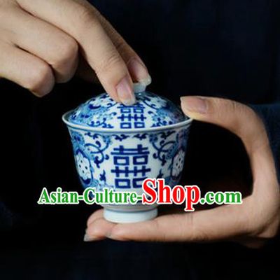 Chinese Classical Handmade Jingdezhen Shi Enamel Cup Wedding Porcelain Ceramics Teacup