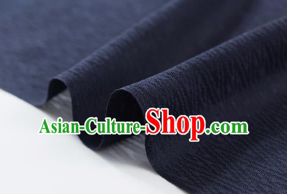 Traditional Chinese Classical Rhombus Pattern Design Navy Silk Fabric Ancient Hanfu Dress Silk Cloth Traditional Chinese Classical Rhombus Pattern Design Navy Silk Fabric Ancient Hanfu Dress Silk Cloth