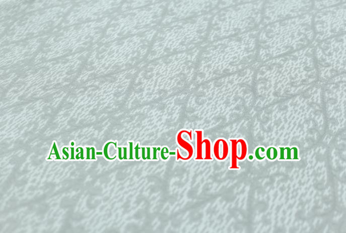 Traditional Chinese Classical Cirrus Pattern Design White Silk Fabric Ancient Hanfu Dress Silk Cloth Traditional Chinese Classical Cirrus Pattern Design White Silk Fabric Ancient Hanfu Dress Silk Cloth