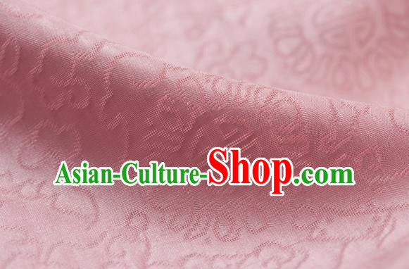 Traditional Chinese Classical Auspicious Pattern Design Pink Silk Fabric Ancient Hanfu Dress Silk Cloth Traditional Chinese Classical Auspicious Pattern Design Pink Silk Fabric Ancient Hanfu Dress Silk Cloth