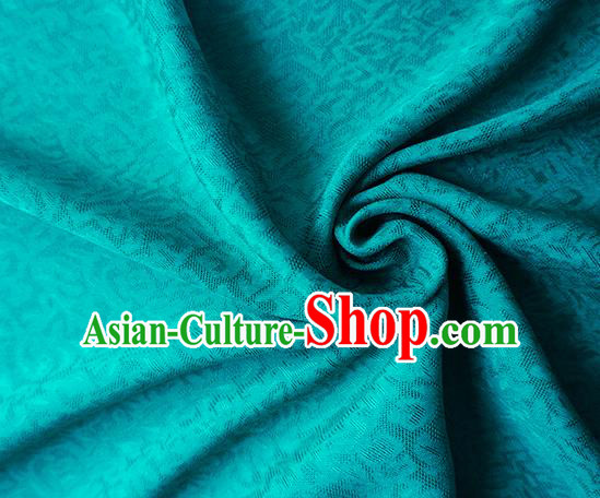 Traditional Chinese Classical Apricot Flowers Pattern Design Green Silk Fabric Ancient Hanfu Dress Silk Cloth Traditional Chinese Classical Apricot Flowers Pattern Design Green Silk Fabric Ancient Hanfu Dress Silk Cloth