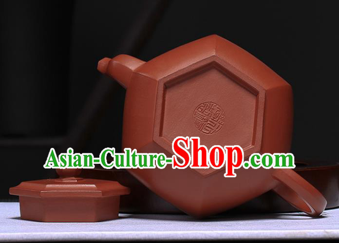 Traditional Chinese Handmade Kung Fu Zisha Teapot Dark Red Clay Pottery Teapot Traditional Chinese Handmade Kung Fu Zisha Teapot Dark Red Clay Pottery Teapot
