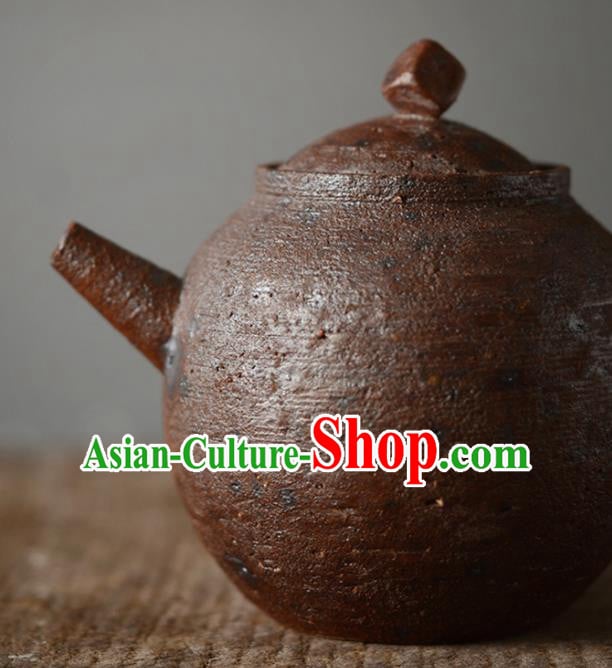 Traditional Chinese Handmade Kung Fu Pottery Teapot Red Clay Tea Kettle Traditional Chinese Handmade Kung Fu Pottery Teapot Red Clay Tea Kettle