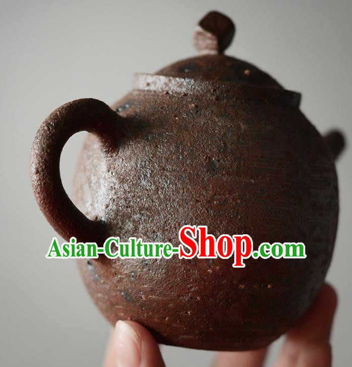 Traditional Chinese Handmade Kung Fu Pottery Teapot Red Clay Tea Kettle Traditional Chinese Handmade Kung Fu Pottery Teapot Red Clay Tea Kettle