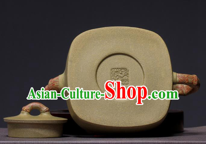 Traditional Chinese Handmade Kung Fu Zisha Teapot Grey Clay Pottery Teapot Traditional Chinese Handmade Kung Fu Zisha Teapot Grey Clay Pottery Teapot
