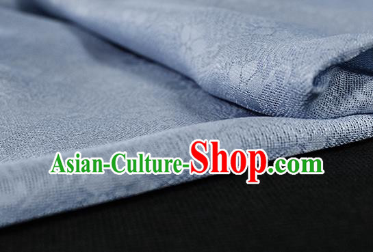 Traditional Chinese Light Blue Silk Fabric Classical Plum Blossom Pattern Silk Cloth Traditional Chinese Light Blue Silk Fabric Classical Plum Blossom Pattern Silk Cloth