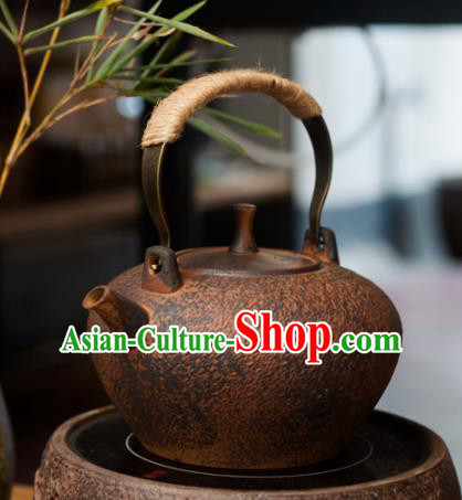Traditional Chinese Handmade Kung Fu Pottery Teapot Red Clay Carving Tea Kettle Traditional Chinese Handmade Kung Fu Pottery Teapot Red Clay Carving Tea Kettle