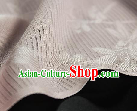 Traditional Chinese Classical Flowers Pattern Pink Silk Fabric Ancient Hanfu Silk Cloth Traditional Chinese Classical Flowers Pattern Pink Silk Fabric Ancient Hanfu Silk Cloth