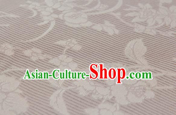 Traditional Chinese Classical Flowers Pattern Pink Silk Fabric Ancient Hanfu Silk Cloth Traditional Chinese Classical Flowers Pattern Pink Silk Fabric Ancient Hanfu Silk Cloth