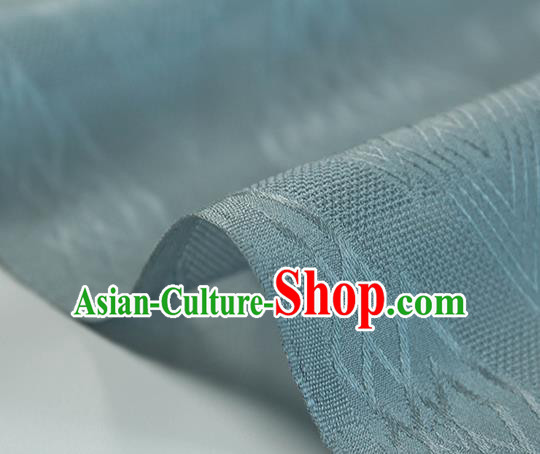 Traditional Chinese Classical Rhombus Pattern Blue Grey Silk Fabric Ancient Hanfu Dress Silk Cloth Traditional Chinese Classical Rhombus Pattern Blue Grey Silk Fabric Ancient Hanfu Dress Silk Cloth