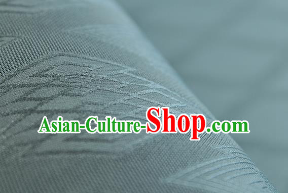 Traditional Chinese Classical Rhombus Pattern Blue Grey Silk Fabric Ancient Hanfu Dress Silk Cloth Traditional Chinese Classical Rhombus Pattern Blue Grey Silk Fabric Ancient Hanfu Dress Silk Cloth