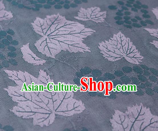 Traditional Chinese Classical Twine Grape Pattern Purple Silk Fabric Ancient Hanfu Dress Silk Cloth Traditional Chinese Classical Twine Grape Pattern Purple Silk Fabric Ancient Hanfu Dress Silk Cloth