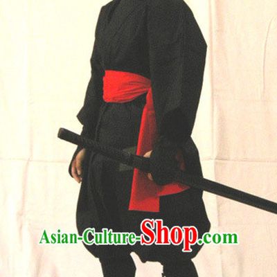 Ancient Asian Japanese Ninja Costume Fighter Costumes Complete Set for Men or Women