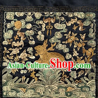 Classical Qing Dynasty Officer Bu Zi Embroidery Arts