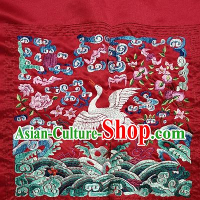 Traditional Qing Dynasty Officer Bu Zi Embroidery Arts