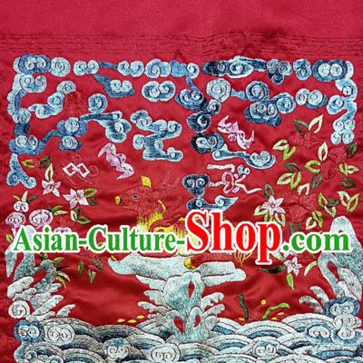 Traditional Qing Dynasty Officer Bu Zi Embroidery Arts