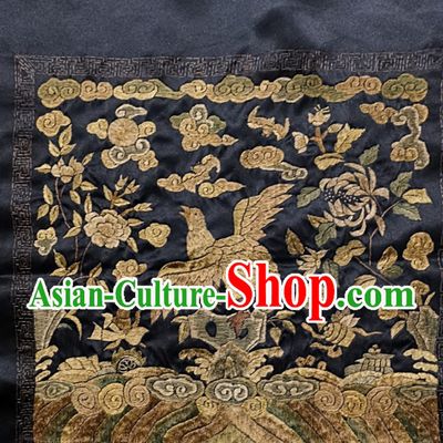 Traditional Qing Dynasty Style Officer Bu Zi Embroidery Arts