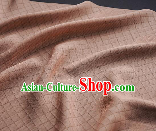 Traditional Chinese Classical Lotus Pattern Design Champagne Silk Fabric Ancient Hanfu Dress Silk Cloth Traditional Chinese Classical Lotus Pattern Design Champagne Silk Fabric Ancient Hanfu Dress Silk Cloth