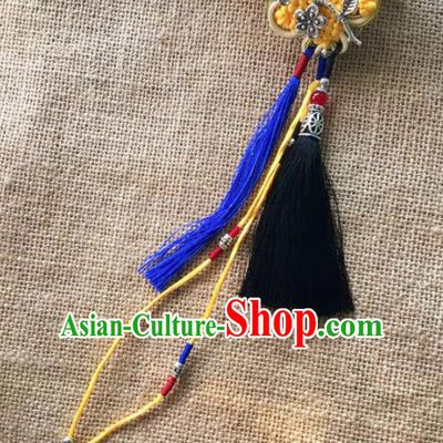 Chinese Traditional Ethnic Tassel Brooch Accessories Nationality Breastpin for Women