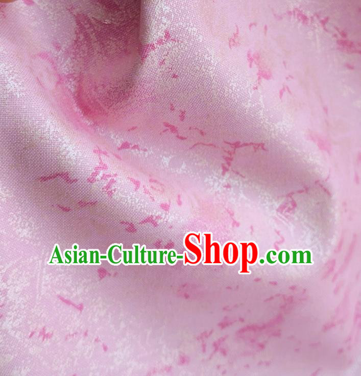 Traditional Chinese Classical Pattern Pink Brocade Fabric Ancient Hanfu Cheongsam Silk Cloth Traditional Chinese Classical Pattern Pink Brocade Fabric Ancient Hanfu Cheongsam Silk Cloth