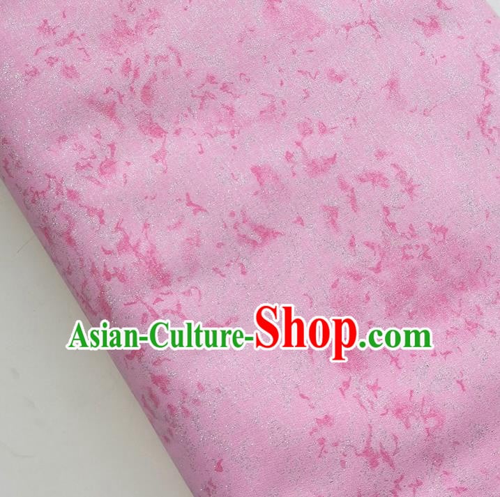 Traditional Chinese Classical Petals Pattern Deep Pink Brocade Fabric Ancient Hanfu Cheongsam Silk Cloth Traditional Chinese Classical Petals Pattern Deep Pink Brocade Fabric Ancient Hanfu Cheongsam Silk Cloth