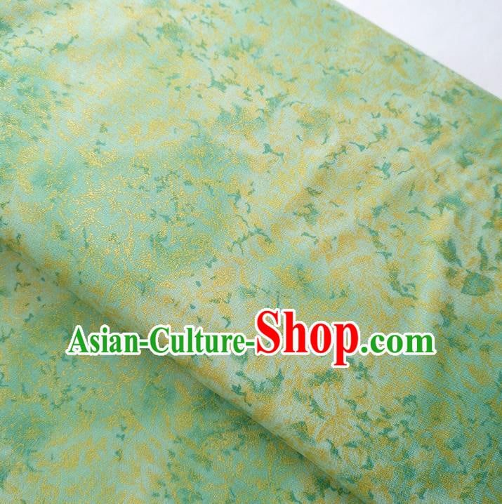 Traditional Chinese Classical Pattern Light Green Brocade Fabric Ancient Hanfu Cheongsam Silk Cloth Traditional Chinese Classical Pattern Light Green Brocade Fabric Ancient Hanfu Cheongsam Silk Cloth