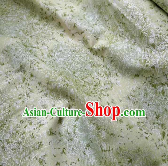 Traditional Chinese Classical Pattern Yellow Brocade Fabric Ancient Hanfu Cheongsam Silk Cloth Traditional Chinese Classical Pattern Yellow Brocade Fabric Ancient Hanfu Cheongsam Silk Cloth