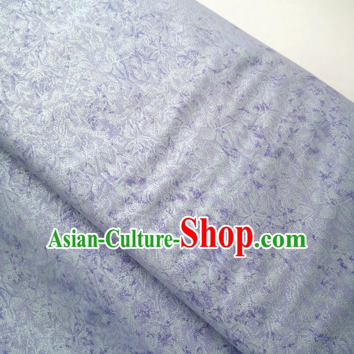 Traditional Chinese Cheongsam Classical Pattern Light Purple Brocade Fabric Ancient Hanfu Silk Cloth Traditional Chinese Cheongsam Classical Pattern Light Purple Brocade Fabric Ancient Hanfu Silk Cloth