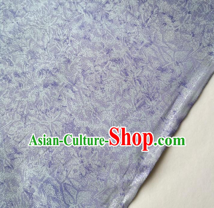 Traditional Chinese Cheongsam Classical Pattern Light Purple Brocade Fabric Ancient Hanfu Silk Cloth Traditional Chinese Cheongsam Classical Pattern Light Purple Brocade Fabric Ancient Hanfu Silk Cloth