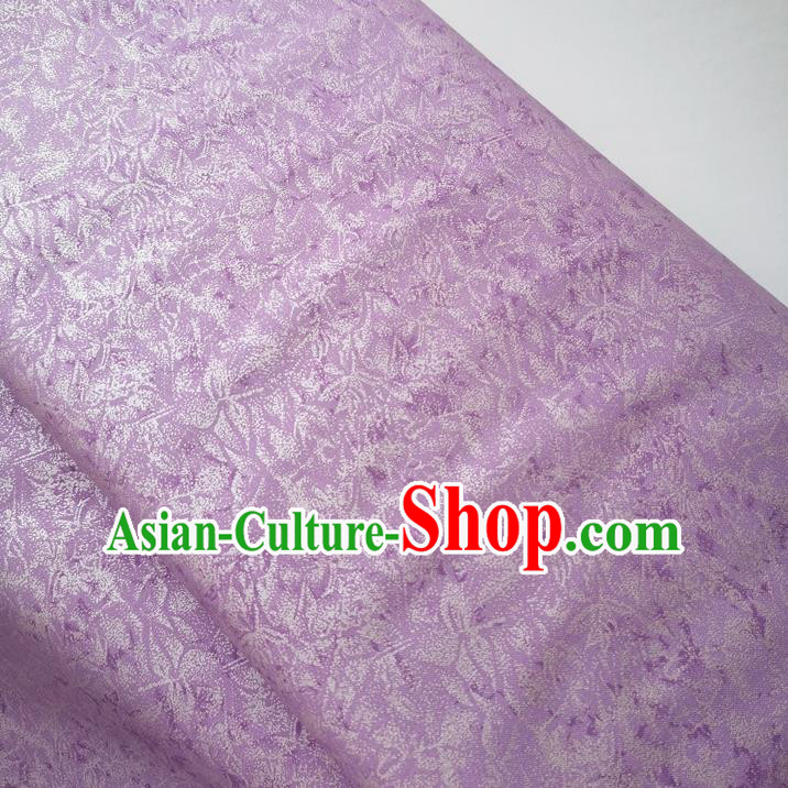 Traditional Chinese Cheongsam Classical Pattern Purple Brocade Fabric Ancient Hanfu Silk Cloth Traditional Chinese Cheongsam Classical Pattern Purple Brocade Fabric Ancient Hanfu Silk Cloth